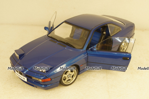 BMW 850 (E31) CSI Coupe 1990 blue, 1807002, Solido 1:18