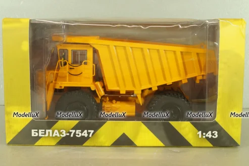БелАЗ-7547 карьерный самосвал, оранжевый, 102774, ДМ Белаз 1:43