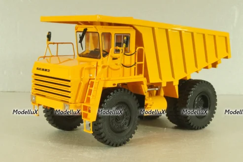 БелАЗ-7547 карьерный самосвал, оранжевый, 102774, ДМ Белаз 1:43