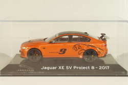Jaguar XE SV Project 8 2017 orange/black , Altaya 1:43