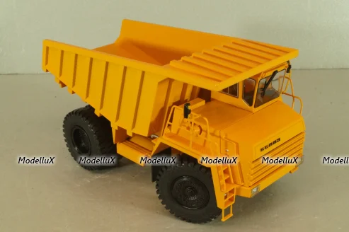 БелАЗ-7547 карьерный самосвал, оранжевый, 102774, ДМ Белаз 1:43