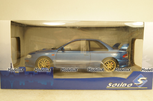 Subaru Impreza 22B 1998 Sonic Blue, 1807401, Solido 1:18 