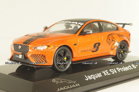 Jaguar XE SV Project 8 2017 orange/black , Altaya 1:43