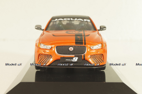 Jaguar XE SV Project 8 2017 orange/black , Altaya 1:43