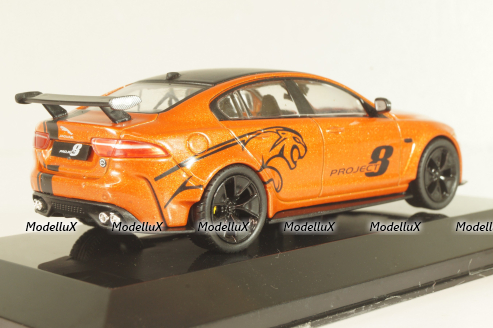 Jaguar XE SV Project 8 2017 orange/black , Altaya 1:43