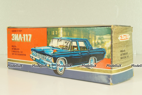 Зил-117 А31, черный, Июль 1983г., Тантал/Радон 1:43