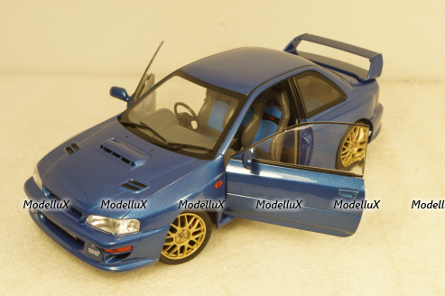 Subaru Impreza 22B 1998 Sonic Blue, 1807401, Solido 1:18 