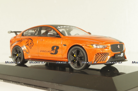 Jaguar XE SV Project 8 2017 orange/black , Altaya 1:43