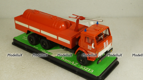 Камаз-53213, пожарный, февраль 92г., Арек 1:43