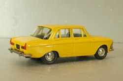 Москвич-412 А2, 2 зажима, желтый,Тантал/Радон 1:43