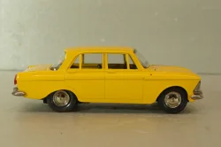 Москвич-412 А2, 2 зажима, желтый,Тантал/Радон 1:43