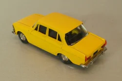 Москвич-412 А2, 2 зажима, желтый,Тантал/Радон 1:43