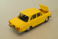 Москвич-412 А2, 2 зажима, желтый,Тантал/Радон 1:43