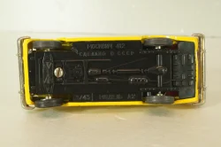 Москвич-412 А2, 2 зажима, желтый,Тантал/Радон 1:43