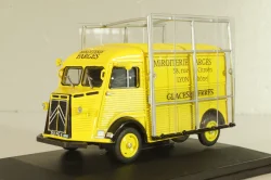 Citroen Type HZ vitrier-Miroiterie Farges 850kg 1949, yellow, G1165036, Hachette 1:43