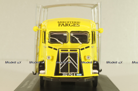 Citroen Type HZ vitrier-Miroiterie Farges 850kg 1949, yellow, G1165036, Hachette 1:43