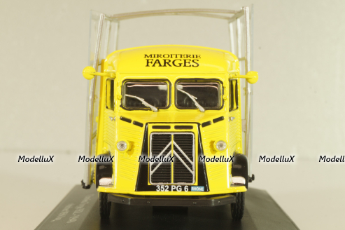 Citroen Type HZ vitrier-Miroiterie Farges 850kg 1949, yellow, G1165036, Hachette 1:43