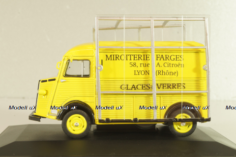 Citroen Type HZ vitrier-Miroiterie Farges 850kg 1949, yellow, G1165036, Hachette 1:43