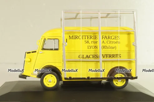Citroen Type HZ vitrier-Miroiterie Farges 850kg 1949, yellow, G1165036, Hachette 1:43