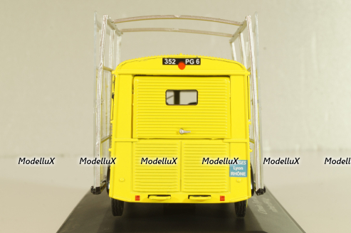 Citroen Type HZ vitrier-Miroiterie Farges 850kg 1949, yellow, G1165036, Hachette 1:43
