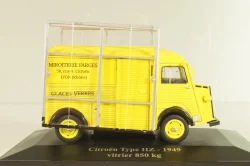 Citroen Type HZ vitrier-Miroiterie Farges 850kg 1949, yellow, G1165036, Hachette 1:43