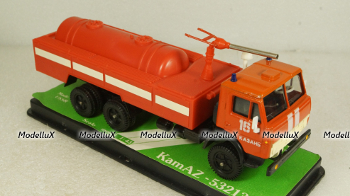 Камаз-53213, пожарный, июль 92г., Арек 1:43
