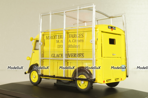 Citroen Type HZ vitrier-Miroiterie Farges 850kg 1949, yellow, G1165036, Hachette 1:43