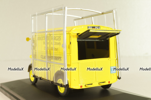Citroen Type HZ vitrier-Miroiterie Farges 850kg 1949, yellow, G1165036, Hachette 1:43
