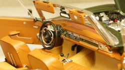Mercedes 280 SL W113 со сьемным тентом 1966 greenmetallic, Schuco 1:18
