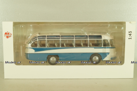 Лаз-697Е, Турист, голубой/белый, 04009, DEMPRICE 1:43