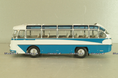 Лаз-697Е, Турист, голубой/белый, 04009, DEMPRICE 1:43