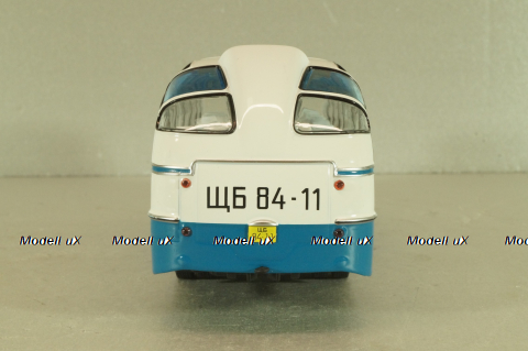 Лаз-697Е, Турист, голубой/белый, 04009, DEMPRICE 1:43