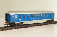 Вагон пассажирский Touropa 2-класс, (number ), 4-х осный, DB, Epoche III (1949 - 1970) , синий, 0343, Arnold 1:160 (N) #1