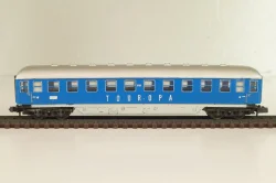 Вагон пассажирский Touropa 2-класс, (number ), 4-х осный, DB, Epoche III (1949 - 1970) , синий, 0343, Arnold 1:160 (N) #1
