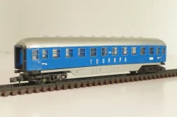 Вагон пассажирский Touropa 2-класс, (number), 4-х осный, DB, Epoche III (1949 - 1970) , синий, 0343, Arnold 1:160 (N) #2