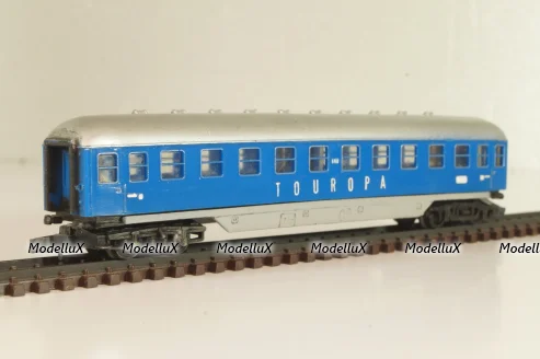 Вагон пассажирский Touropa 2-класс, (number), 4-х осный, DB, Epoche III (1949 - 1970) , синий, 0343, Arnold 1:160 (N) #2