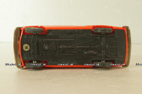 Москвич-403, красный, пластик, Агат 1:43