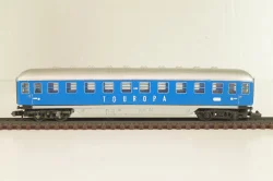Вагон пассажирский Touropa 2-класс, (number), 4-х осный, DB, Epoche III (1949 - 1970) , синий, 0343, Arnold 1:160 (N) #2