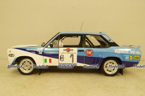 Fiat 131 Abarth 1981 Alen/Kiwimaki Rally Costa Smerlda #1, KYO8376D0, Kyosho 1:18