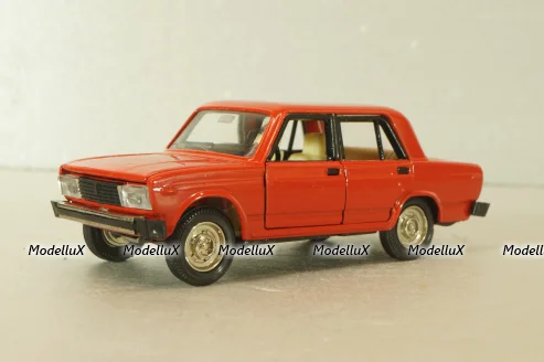 Ваз-2105 А39 Жигули, красный, Тантал/Радон 1:43
