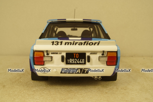 Fiat 131 Abarth 1981 Alen/Kiwimaki Rally Costa Smerlda #1, KYO8376D0, Kyosho 1:18