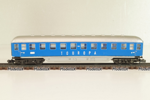 Вагон пассажирский Touropa 2-класс, (number), 4-х осный, DB, Epoche III (1949 - 1970) , синий, 0343, Arnold 1:160 (N) #2