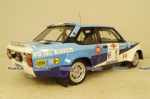 Fiat 131 Abarth 1981 Alen/Kiwimaki Rally Costa Smerlda #1, KYO8376D0, Kyosho 1:18