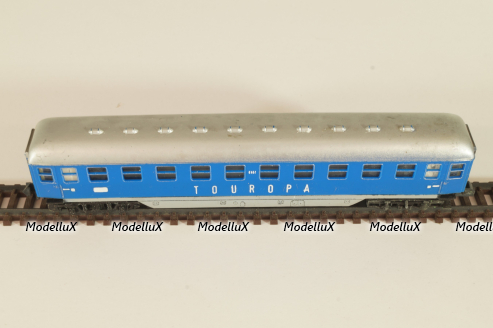 Вагон пассажирский Touropa 2-класс, (number), 4-х осный, DB, Epoche III (1949 - 1970) , синий, 0343, Arnold 1:160 (N) #2