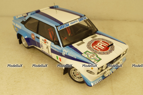 Fiat 131 Abarth 1981 Alen/Kiwimaki Rally Costa Smerlda #1, KYO8376D0, Kyosho 1:18