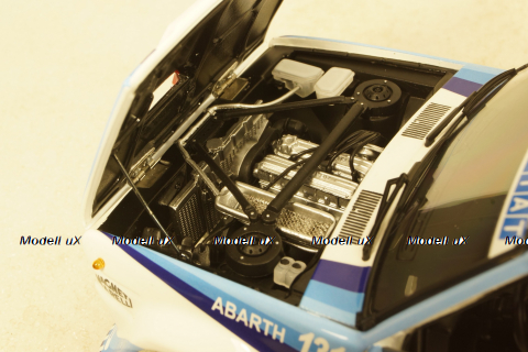 Fiat 131 Abarth 1981 Alen/Kiwimaki Rally Costa Smerlda #1, KYO8376D0, Kyosho 1:18