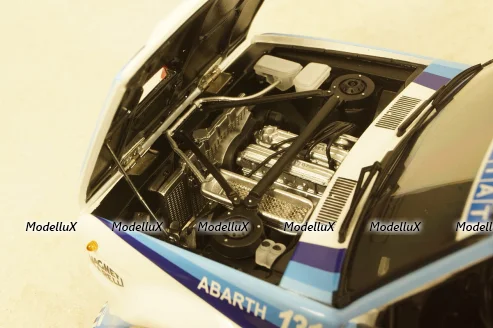 Fiat 131 Abarth 1981 Alen/Kiwimaki Rally Costa Smerlda #1, KYO8376D0, Kyosho 1:18