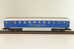 Вагон пассажирский Touropa 2-класс, (number 51 80 53 - 40017 - 6 ), 4-х осный, DB, Epoche III (1949 - 1970) , синий, 0343, Arnold 1:160 (N) #3
