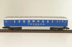 Вагон пассажирский Touropa 2-класс, (number 51 80 53 - 40017 - 6 ), 4-х осный, DB, Epoche III (1949 - 1970) , синий, 0343, Arnold 1:160 (N) #3