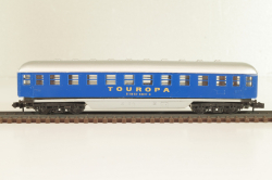 Вагон пассажирский Touropa 2-класс, (number 51 80 53 - 40017 - 6 ), 4-х осный, DB, Epoche III (1949 - 1970) , синий, 0343, Arnold 1:160 (N) #3